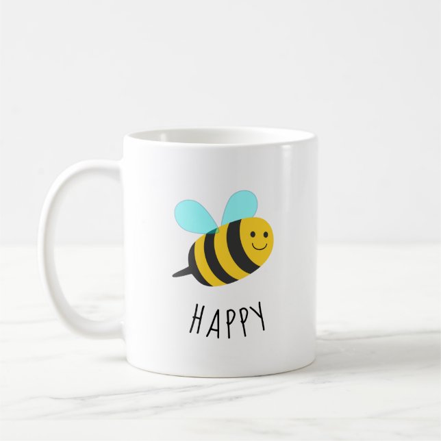 Be Happy Coffee Mug (Left)