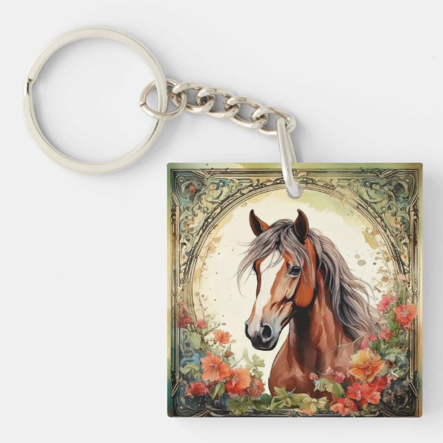 Be Happy Colt Key Ring (Front)