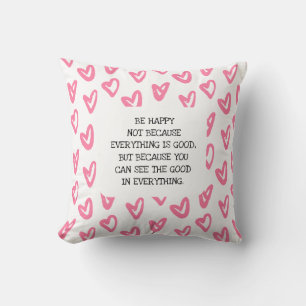 BE HAPPY  CUSHION