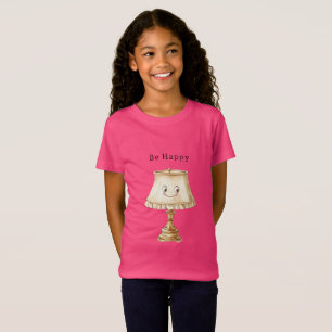 Be Happy Cute Smiling Lamp T-Shirt