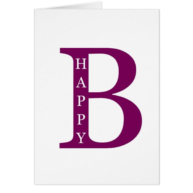 Be Happy (deep purple) (Front)