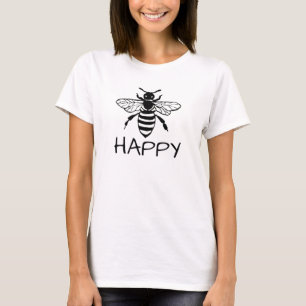Be Happy Honey Bee T-Shirt