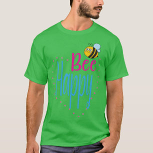 Be Happy Kids Cute Bee T-Shirt