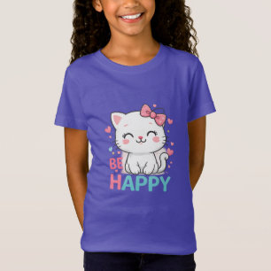 Be Happy Kitty T-Shirt