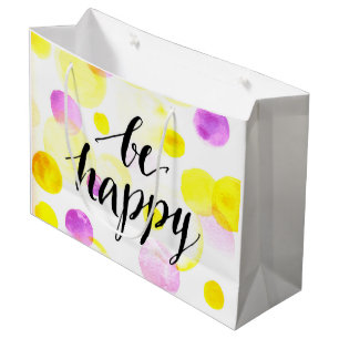 Be Happy Large Gift Bag