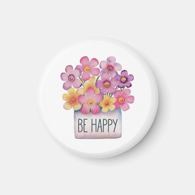 Be Happy Magnet (Front)