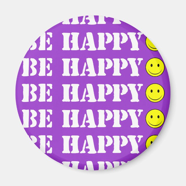 BE HAPPY MAGNET (Front)