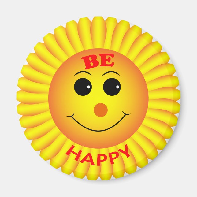 Be Happy Magnet (Front)