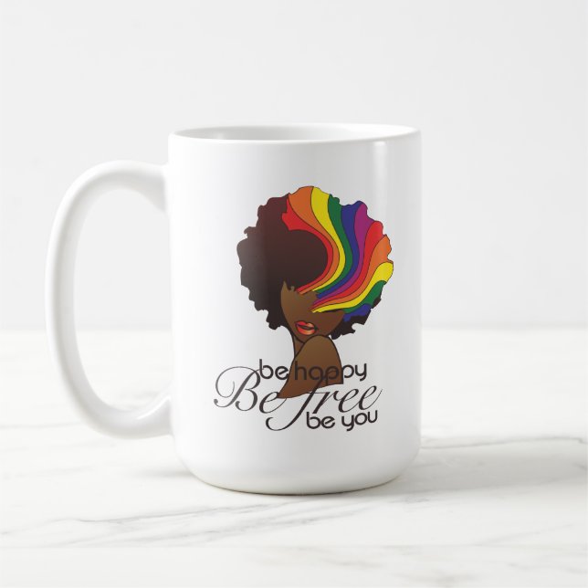 Be Happy Mug (Left)