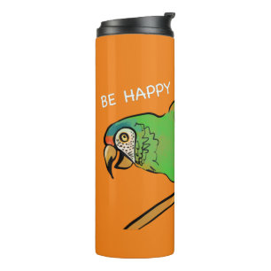 BE happy parrot Thermal Tumbler
