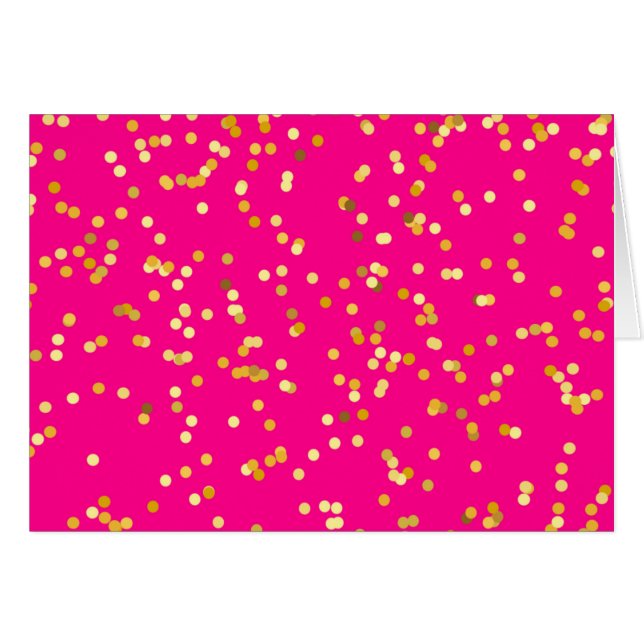 Be happy pink yellow white card (Front Horizontal)
