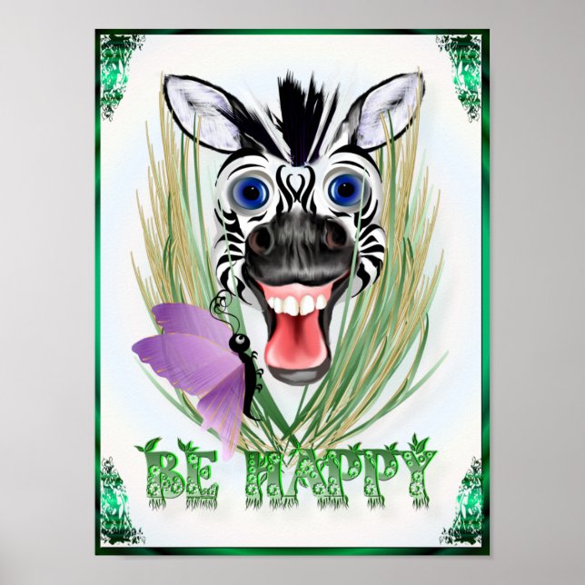 Be Happy Poster (Front)