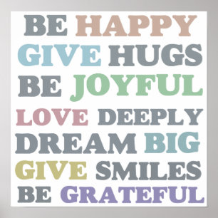 Be Happy Poster