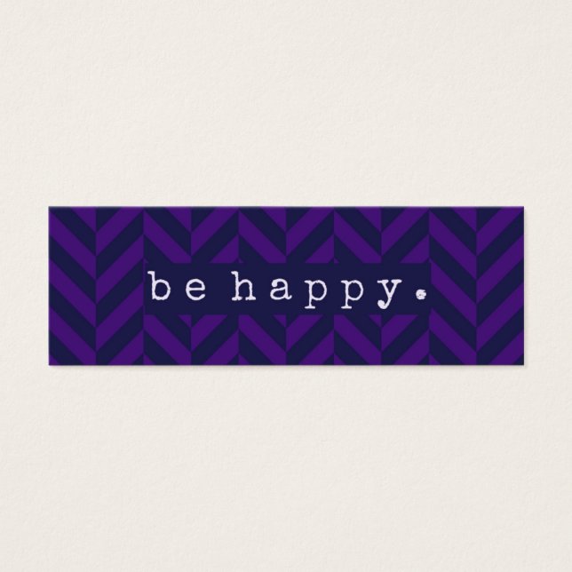Be Happy Random Acts of Kindness Card (Front)