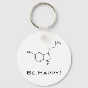 Be Happy! Serotonin Keychain