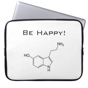 Be Happy! Serotonin Laptop Sleeve