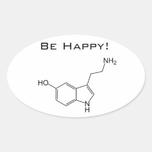 Be Happy! Serotonin Sticker