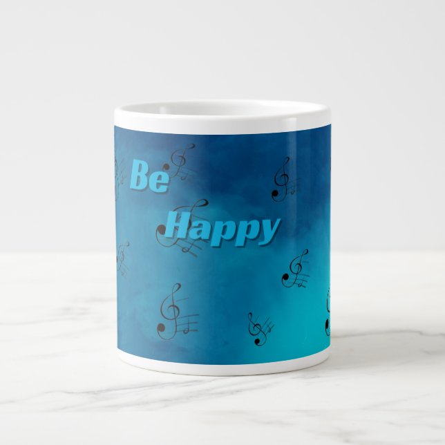 Be Happy Speciality Mug (Front)