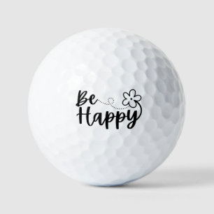  Be Happy Spring Summer  Golf Balls