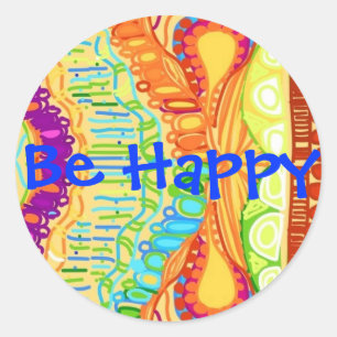 Be Happy Sticker