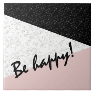 Be happy! tile