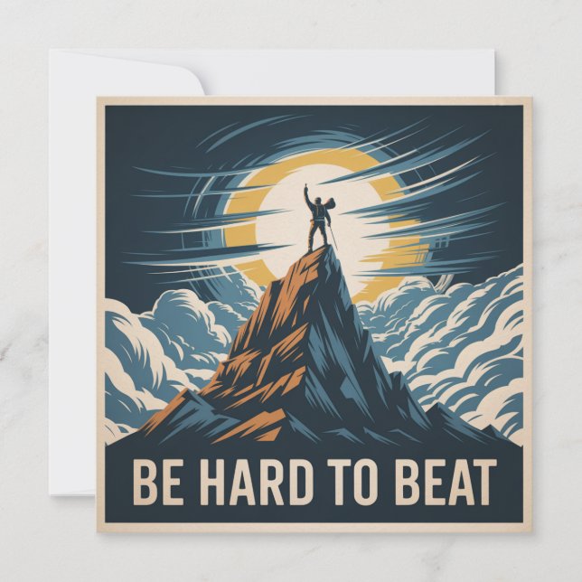 Be Hard To Beat Card (Front)