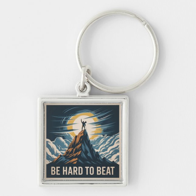 Be Hard To Beat Key Ring (Front)