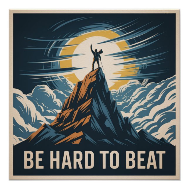 Be Hard To Beat Poster (Front)