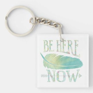 Be Here Now Key Ring
