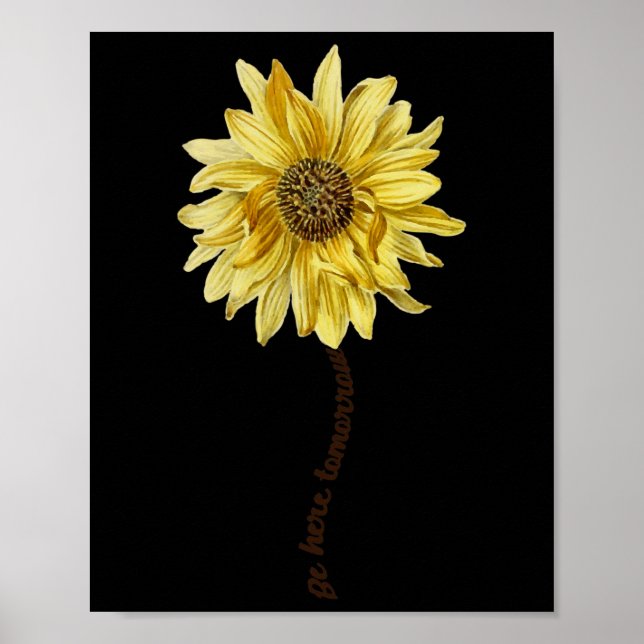 'Be Here Tomorrow' Suicide Prevention Awareness  1 Poster (Front)