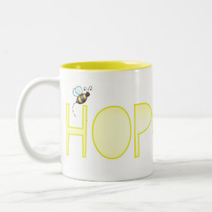 Be Hopeful - A Positive Word Two-Tone Coffee Mug
