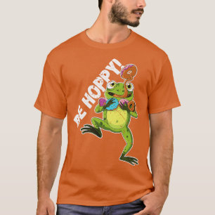 Be Hoppy Doughnut Frog T-Shirt