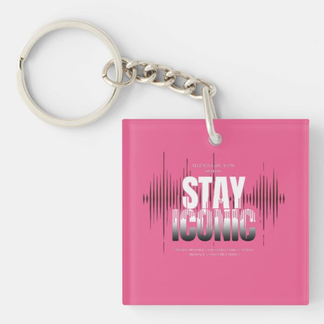 Be Iconic Key Ring (Front)