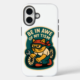be in awe of my tism iPhone 16 case