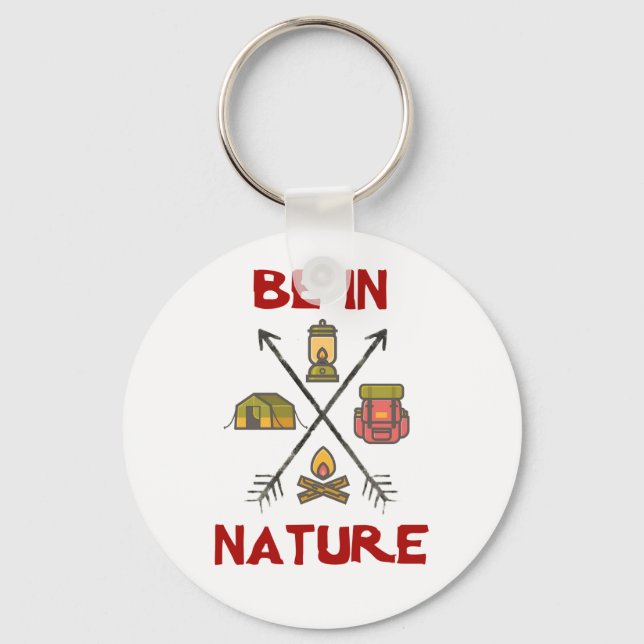 Be In Nature Key Ring (Front)