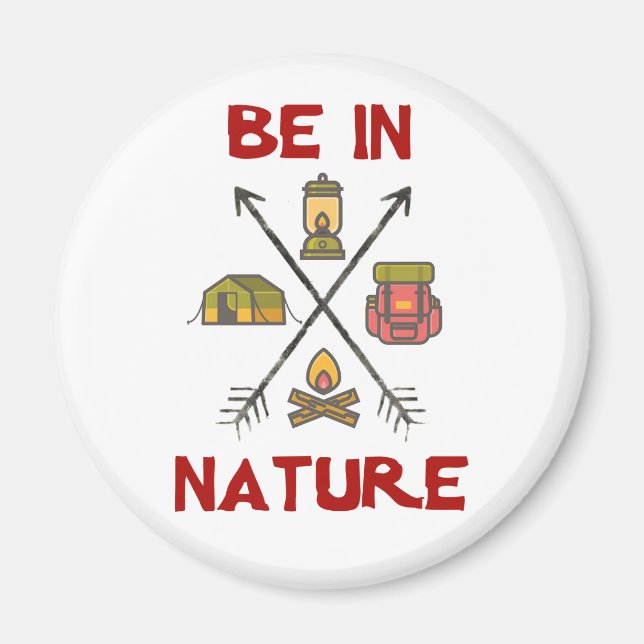 Be In Nature Magnet (Front)