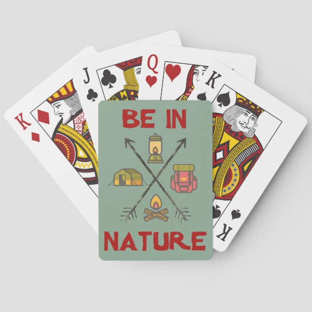 Be In Nature Playing Cards (Back)