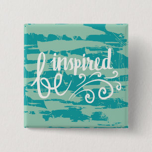 Be Inspired 15 Cm Square Badge