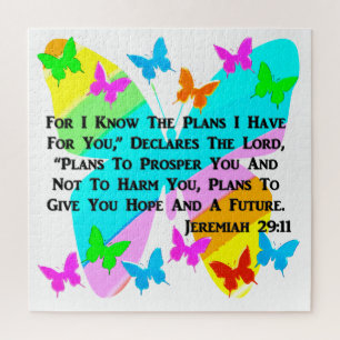 BE INSPIRED JEREMIAH 29:11 JIGSAW PUZZLE