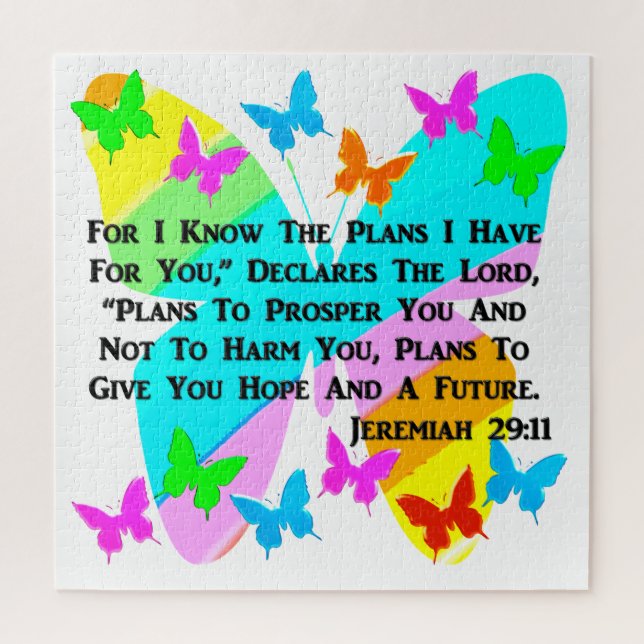 BE INSPIRED JEREMIAH 29:11 JIGSAW PUZZLE (Vertical)