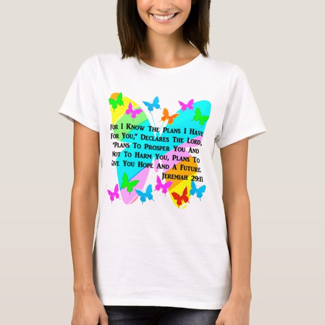 BE INSPIRED JEREMIAH 29:11 T-Shirt (Front)