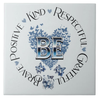 "BE" Inspired Planner Inspirational Motivational Tile