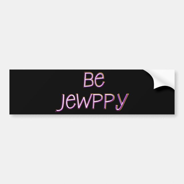 Be Jewppy Bumper Sticker (Front)