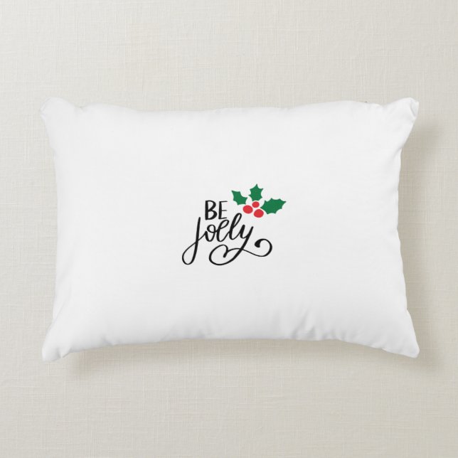 Be jolly decorative cushion (Front)