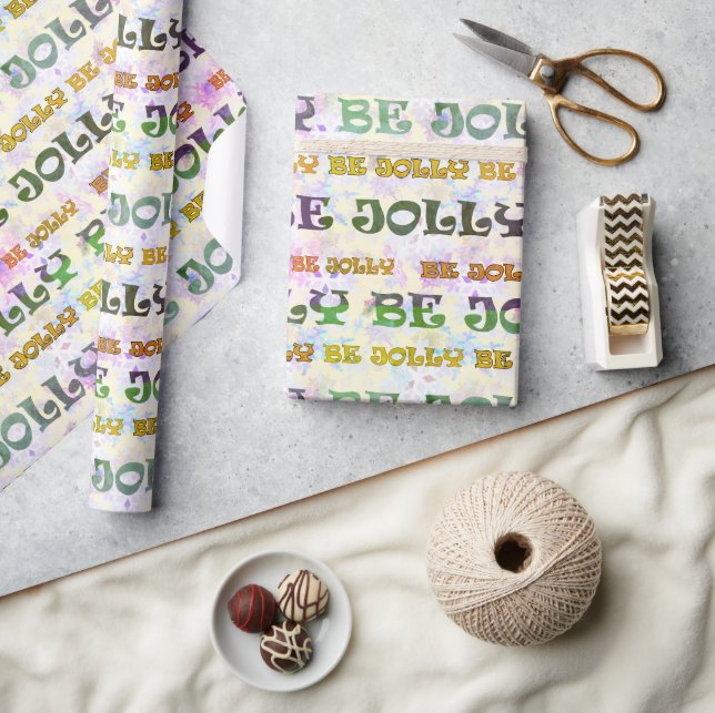 Be Jolly Wrapping Paper (Crafts)