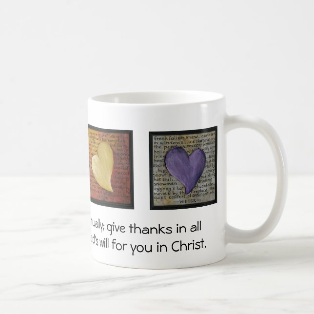 Be Joyful Always Coffee Mug (Right)