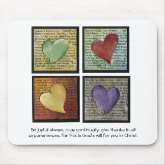 Be Joyful Always Mouse Mat