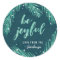 Be Joyful Christmas Sticker | Snow & Pines