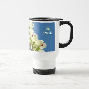 BE JOYFUL! Coffee Cup Mug Gifts Office DOGWOOD