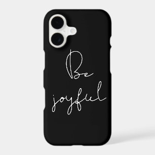 Be joyful white font